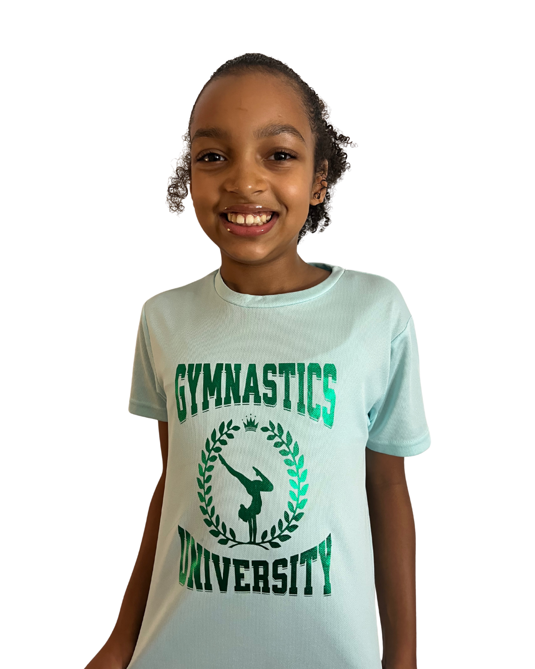 Green sports Gymnastics University t-shirt