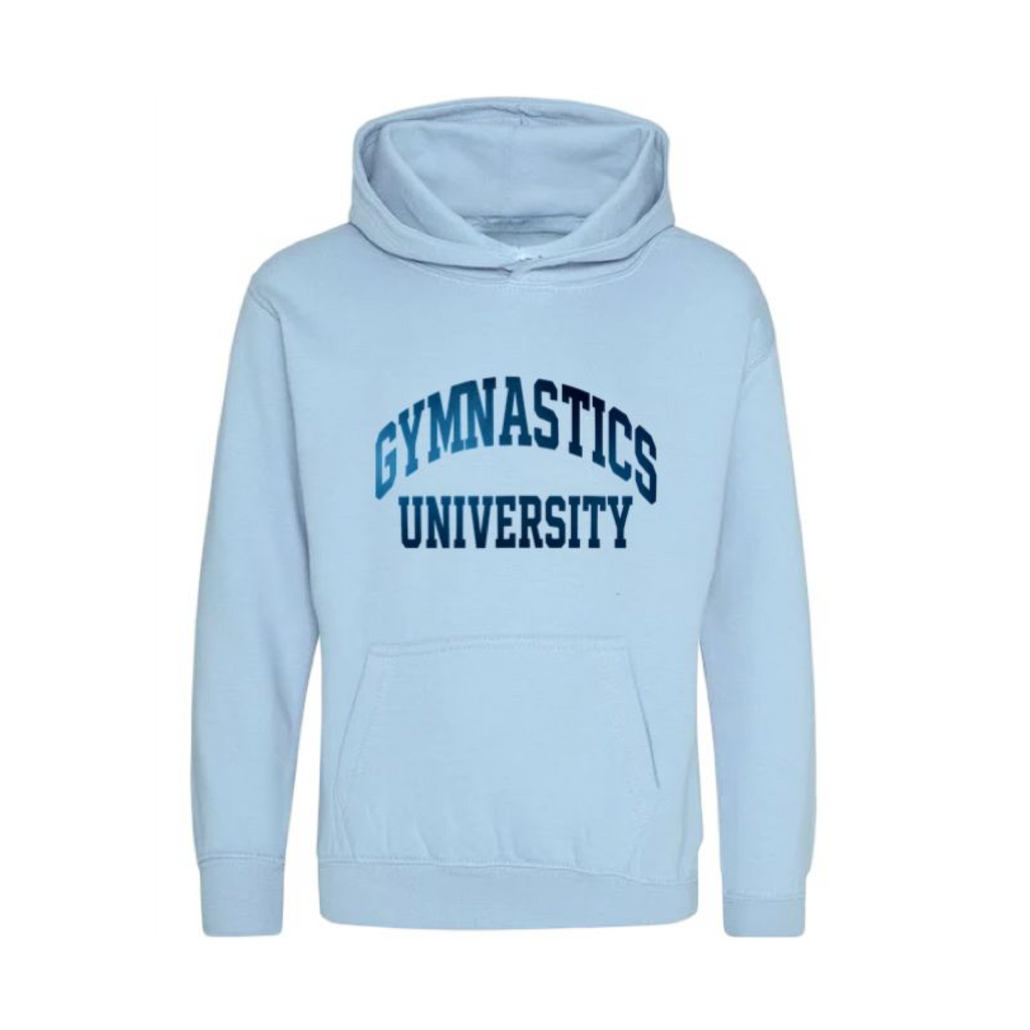 Blue Gymnastics University hoodie