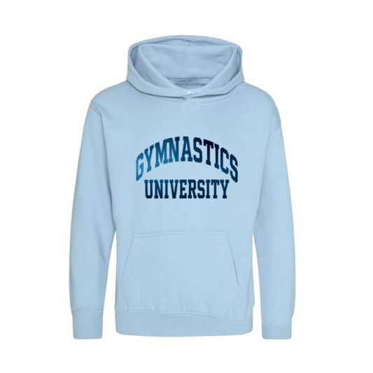 Blue Gymnastics University hoodie