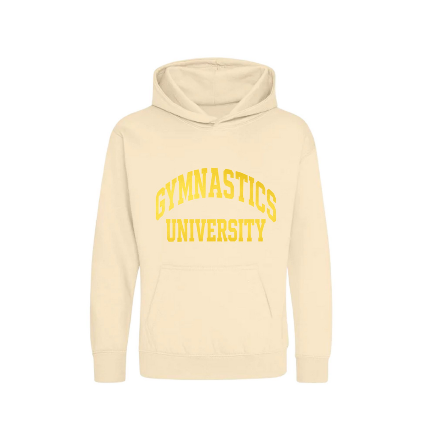 Yellow Gymnastics University hoodie